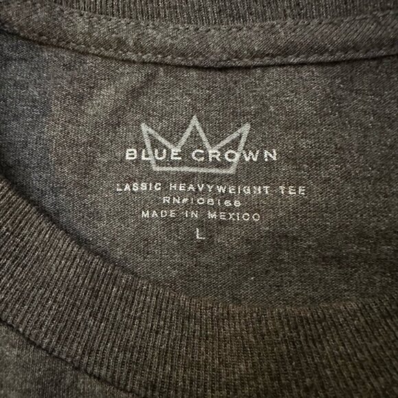 *B2G1F* Blue Crown Los Angeles Roses L/S Heavyweight Tee - Picture 3 of 3
